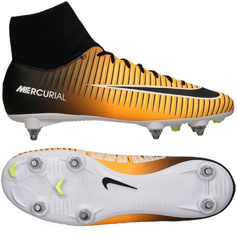 Buty piłkarskie Nike Mercurial Victory VI DF SG M 903610-801 pomarańczowe