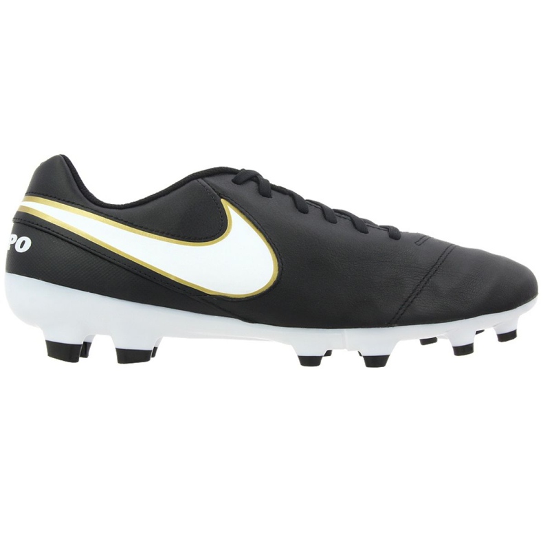 Buty piłkarskie Nike Tiempo Genio Ii Leather Fg M 819213-010 czarne czarne