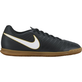 Buty halowe Nike TiempoX Rio Iv Ic M 897769-002 czarne czarne