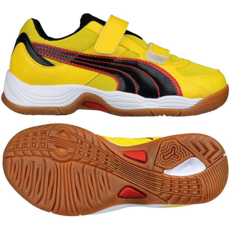 Buty halowe Puma Vellum III V Jr 102662 04 żółte