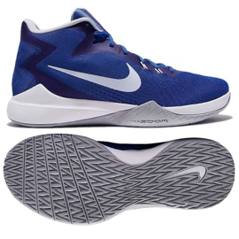 Buty koszykarskie Nike Air Precision M niebieskie