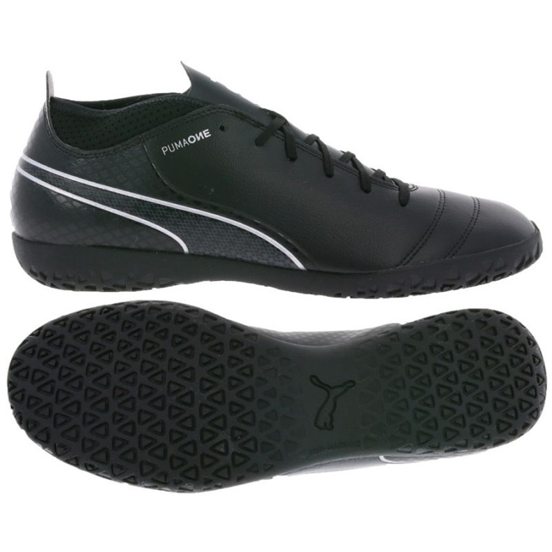 Buty piłkarskie Puma One 17.4 It M 104079 04 czarne czarne