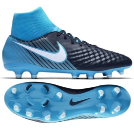 Buty piłkarskie Nike Magista Onda Ii Df Fg M 917787-414 niebieskie wielokolorowe