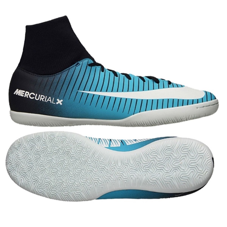 Buty halowe Nike MercurialX Victory 6 Df Ic M 903613-404 niebieskie niebieskie