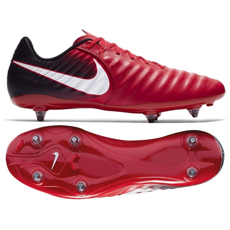 Buty piłkarskie Nike Tiempo Ligera Iv Sg M 897745-616 czerwone czerwone