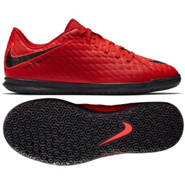 Buty halowe Nike HypervenomX Phade Iii Ic Jr 852583-616 czerwone czerwone