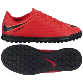 Buty piłkarskie Nike HypervenomX Phade III TF Jr 852585-616 czerwone