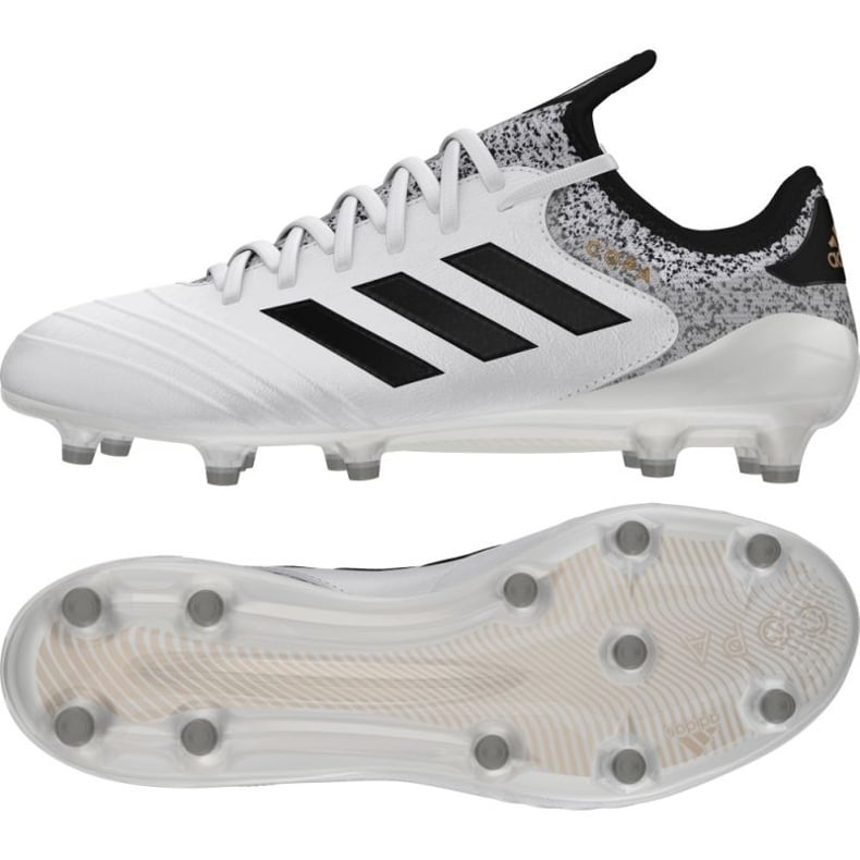 Buty piłkarskie adidas Copa 18.1 Fg M BB6356 białe wielokolorowe