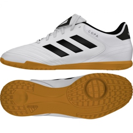 Buty halowe adidas Copa Tango 18.4 In M CP8963 białe białe