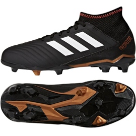 Buty piłkarskie adidas Predator 18.3 FG Jr CP9010 czarne