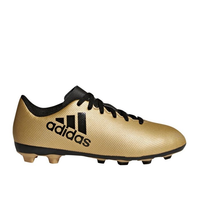 Buty piłkarskie adidas X 17.4 FxG Jr CP9013 złoty