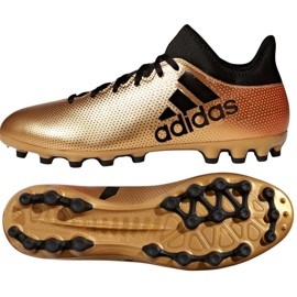 Buty piłkarskie adidas X 17.3 Ag M CP9233 wielokolorowe złoty