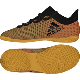 Buty halowe adidas X Tango 17.3 In Jr CP9033 czarne złoty