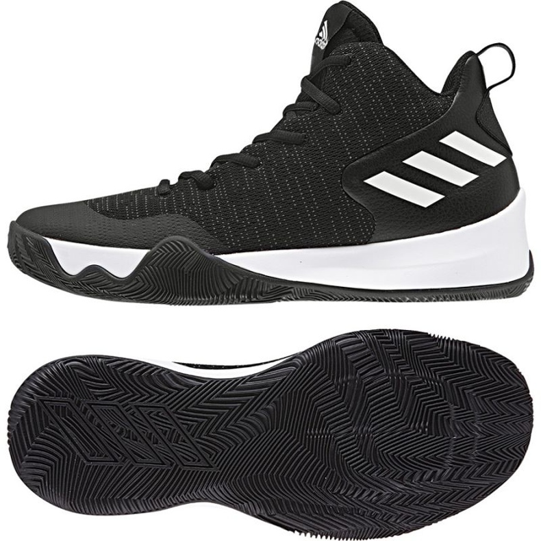 Buty koszykarskie adidas Explosive Flash czarne