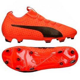 Buty piłkarskie Puma Evo Power Vigor 3 Fg M 104297 01 wielokolorowe czerwone