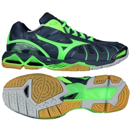 Buty do siatkówki Mizuno Wave Tornado X M V1GA161236 wielokolorowe granatowe