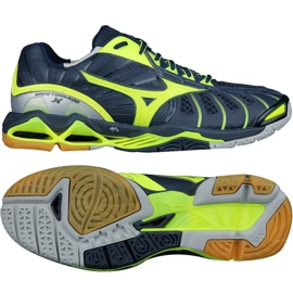 Buty do siatkówki Mizuno Wave Tornado X M V1GA161247 granatowe granatowe
