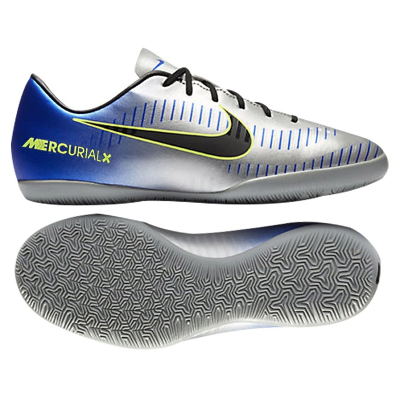 Buty halowe Nike MercurialX Victory Vi Neymar Ic Jr 921493-407 niebieskie wielokolorowe