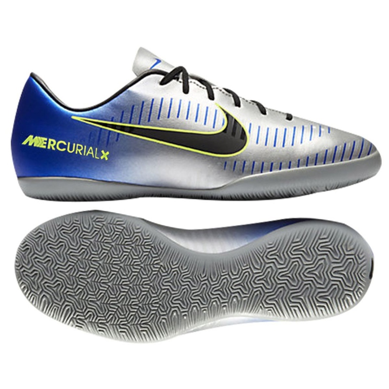 Buty halowe Nike MercurialX Victory Vi Neymar Ic Jr 921493-407 wielokolorowe niebieskie