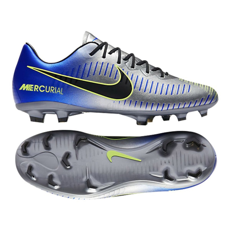Buty piłkarskie Nike Mercurial Vapor Xi Neymar Fg Jr 940855-407 wielokolorowe niebieskie