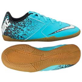 Buty halowe Nike Bombax Ic Jr 826487-410 niebieskie niebieskie