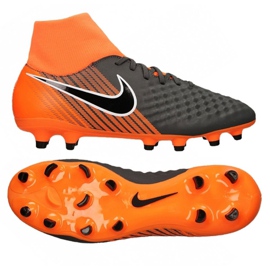 Buty piłkarskie Nike Obra Ii Academy Df Fg M AH7303-080 czarne wielokolorowe