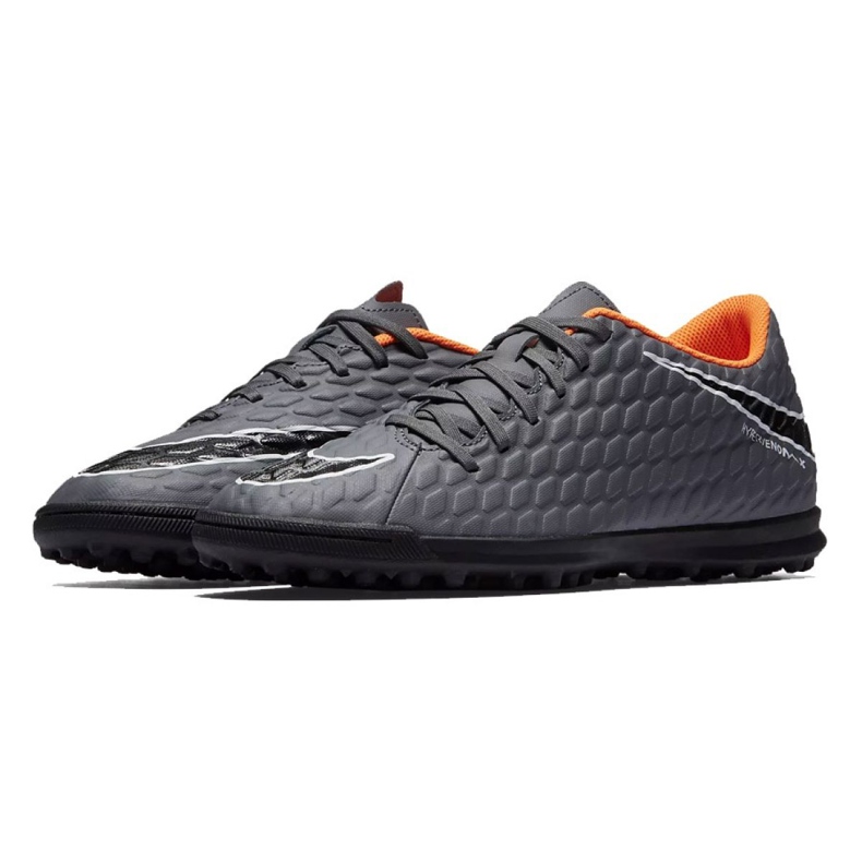 Buty piłkarskie Nike Hypervenom PhantomX 3 Club Tf M AH7281-081 szare szare