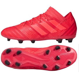 Buty piłkarskie adidas Nemeziz 17.2 Fg M CP8971 czerwone czerwone