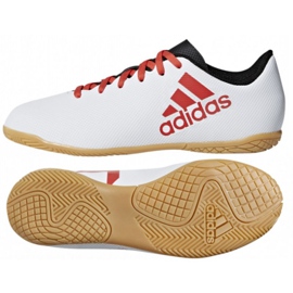 Buty halowe adidas X Tango 17.4 IN Jr CP9053 białe
