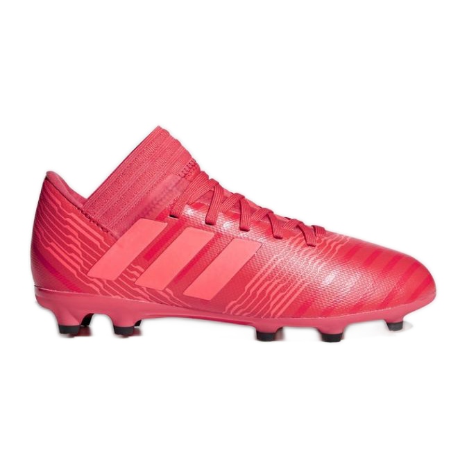 Buty piłkarskie adidas Nemeziz 17.3 Fg Jr CP9166 czerwone czerwone
