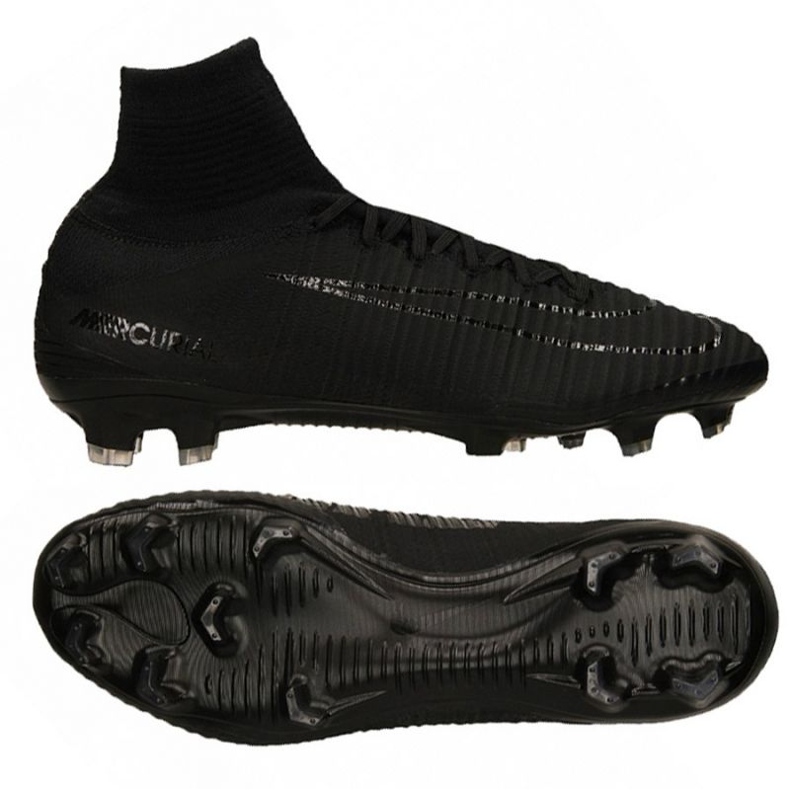 Buty piłkarskie Nike Mercurial Superfly V Df Fg M 831940-001 czarne czarne