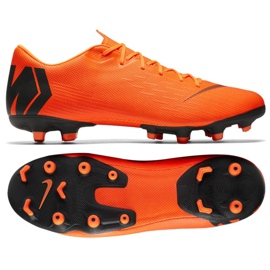 Buty piłkarskie Nike Mercurial Vapor 12 Academy Fg M AH7375-810 pomarańczowe wielokolorowe