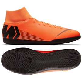 Buty piłkarskie Nike Mercurial Superfly 6 Club Ic M AH7371-810 pomarańczowe pomarańczowe