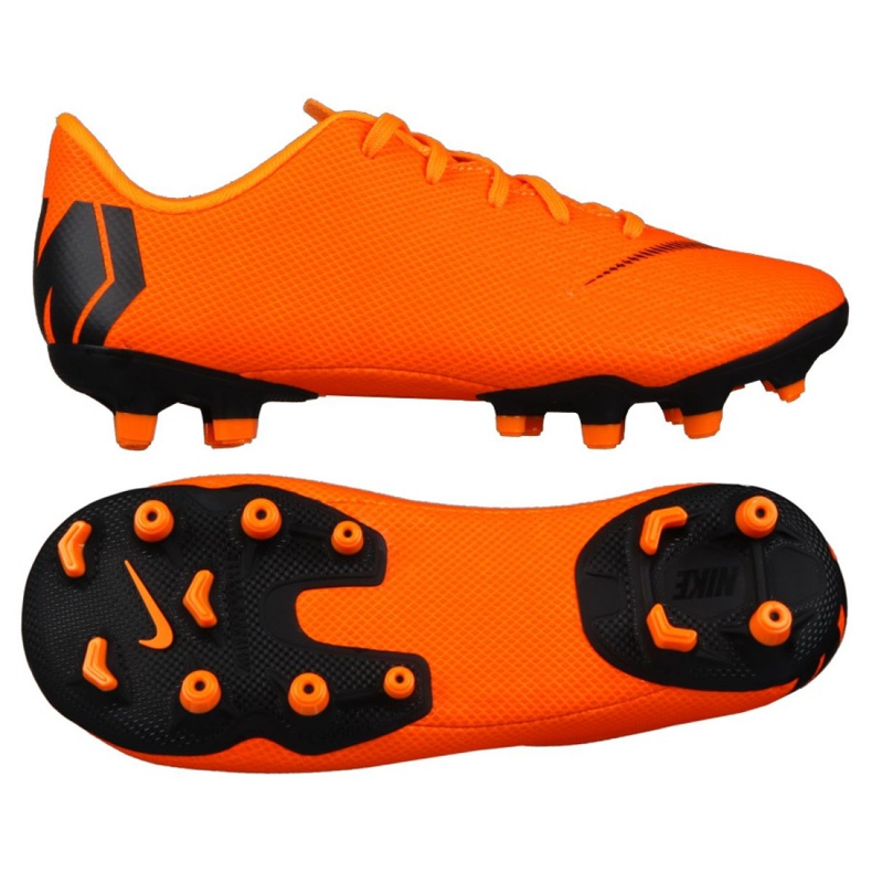 Buty piłkarskie Nike Mercurial Vapor 12 Academy Ps Mg Jr AH7349-810 pomarańczowe pomarańczowe