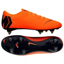 Buty piłkarskie Nike Mercurial Vapor 12 Academy Sg Pro M AH7376-810 pomarańczowe pomarańczowe
