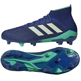 Buty piłkarskie adidas Predator 18.1 Fg M CM7411 niebieskie niebieskie