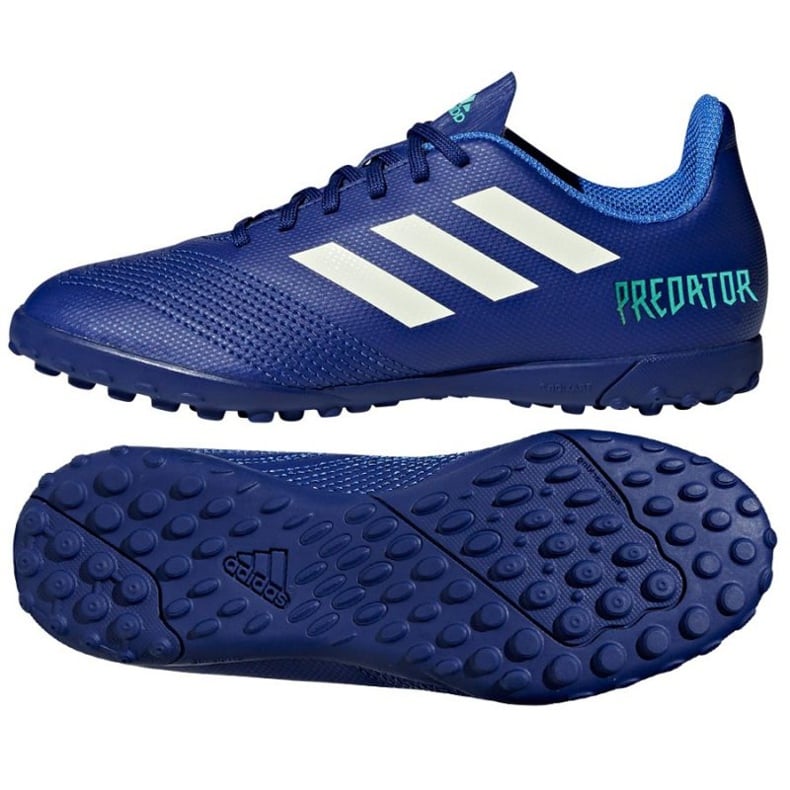 Buty piłkarskie adidas Predator Tango 18.4 Tf Junior CP9097 niebieskie niebieskie