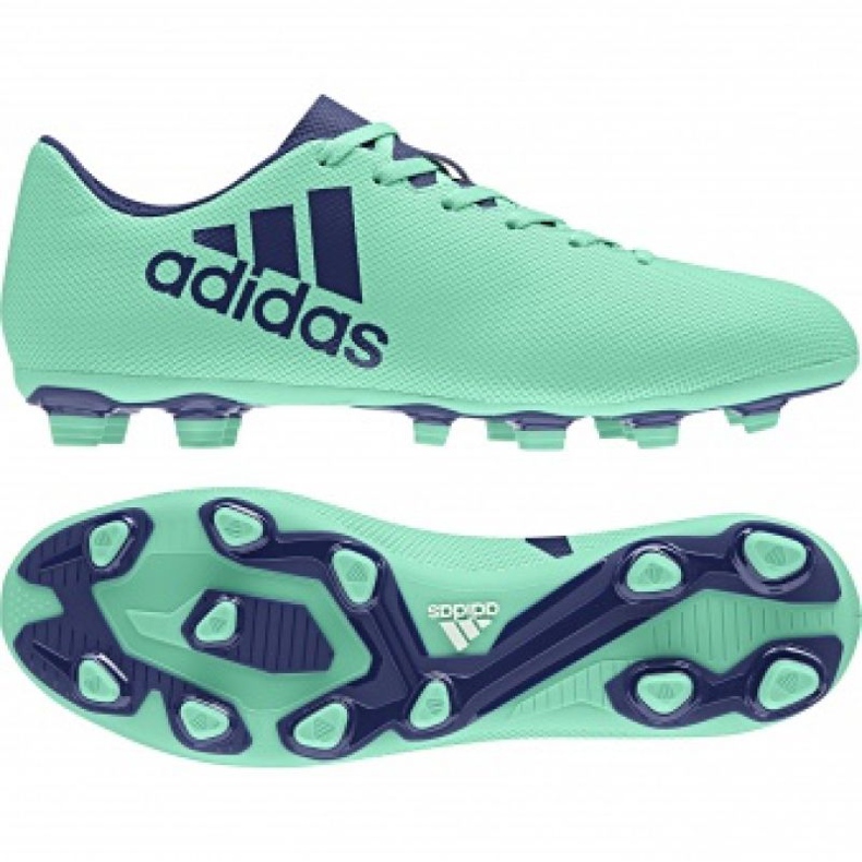 Buty piłkarskie adidas X 17.4 FxG M CP9197 niebieskie niebieskie