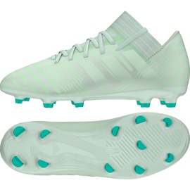 Buty piłkarskie adidas Nemeziz 17.3 Fg Jr CP9167 zielone zielone