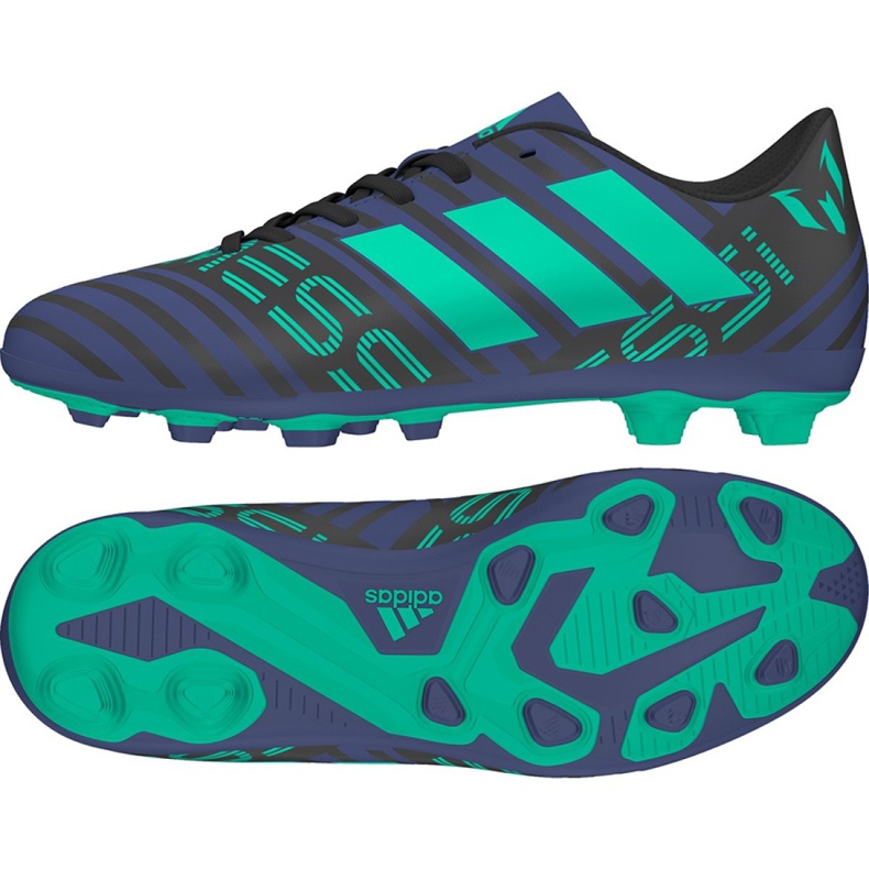Buty piłkarskie adidas Nemeziz Messi Tango 17.4 Fg Jr CP9212 czarne wielokolorowe