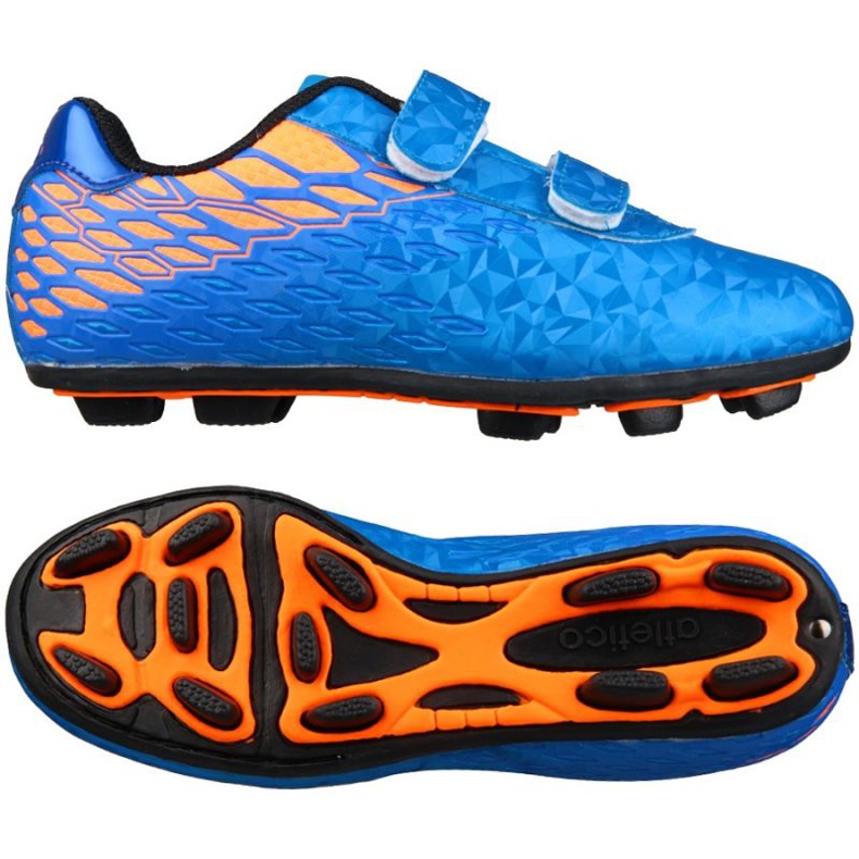 Buty piłkarskie Atletico Fg Jr 2094-75523 niebieskie