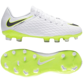 Buty piłkarskie Nike Hypervenom Phantom 3Academy Fg Jr AJ4119-107 wielokolorowe białe