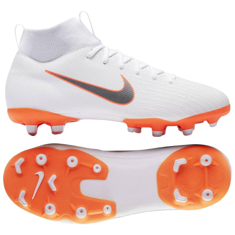 Buty piłkarskie Nike Mercurial Superfly 6 Academy Gs Mg Jr AH7337-107 wielokolorowe białe