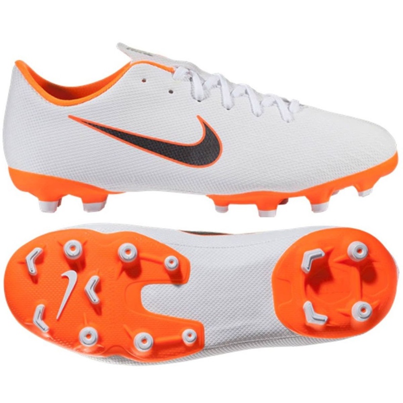 Buty piłkarskie Nike Mercurial Vapor 12 Academy Gs Mg Jr AH7347-107 wielokolorowe białe