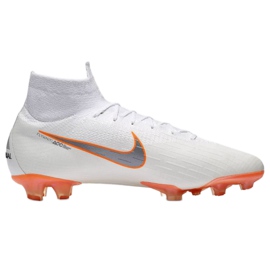 Buty piłkarskie Nike Mercurial Superfly 6 Elite Fg M AH7365-107 białe białe