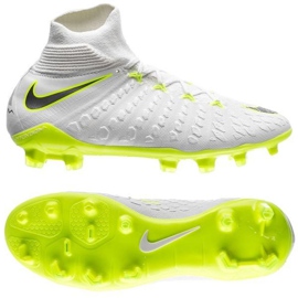 Buty piłkarskie Nike Hypervenom Phantom 3 Elite Dynamic Fit Fg Jr AJ3791-107 białe białe