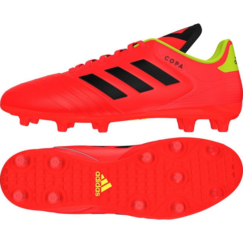 Buty piłkarskie adidas Copa 18.3 Fg M DB2461 czerwone czerwone