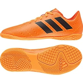 Buty piłkarskie adidas Nemeziz Tango 18.4 IN Jr DB2382 pomarańczowe