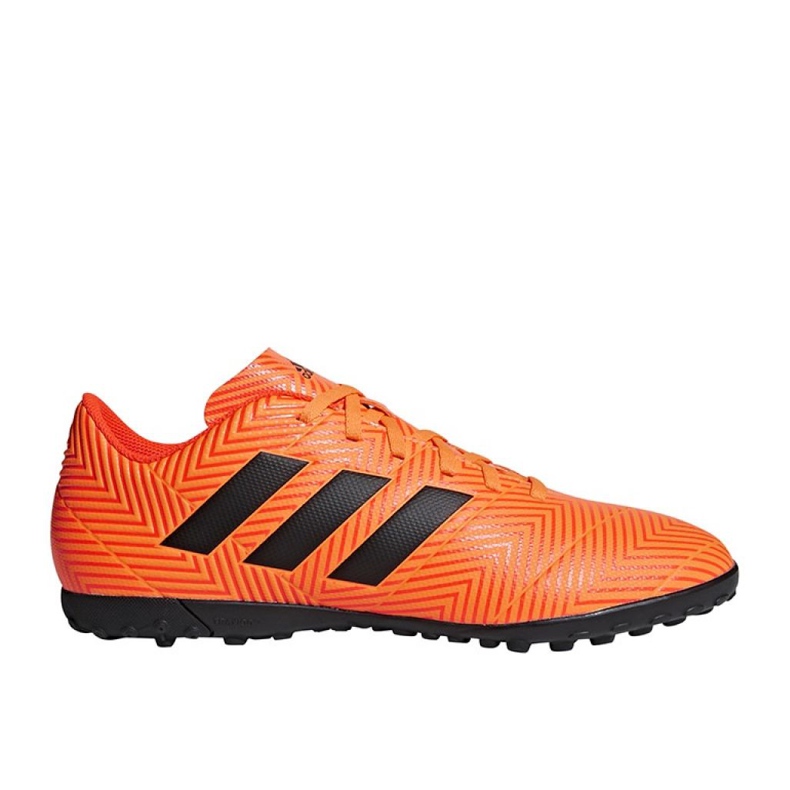 Buty piłkarskie adidas Nemeziz Tango Tf M DA9624 pomarańczowe pomarańczowe