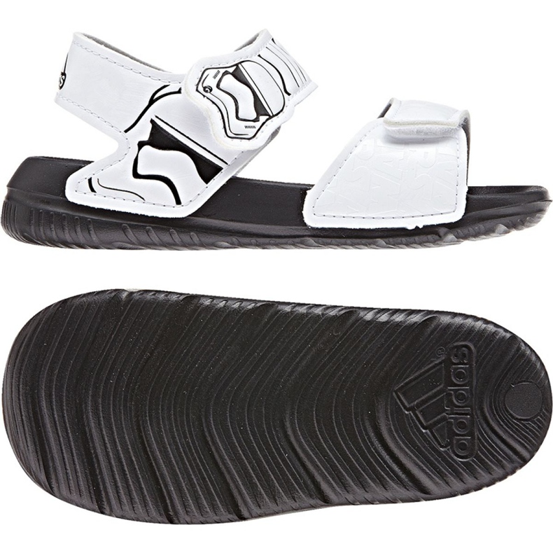 Sandały adidas Star Wars AltaSwim Jr CQ0128 białe czarne